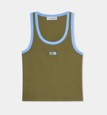 KELSI KHAKI TANK TOP